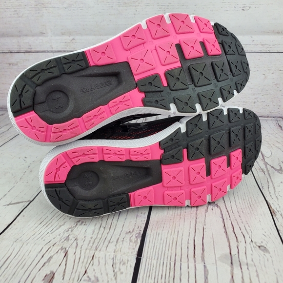 New Under Armour Charged Rouge Black Pink - Picture 8 of 8